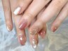 【持ち込みorお任せ】ニュアンス系ネイル ¥8980