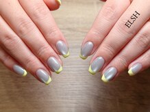 フレンチネイル/黄色