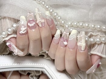 リンドネイル バイ モカ アンド ララ(Lind nail by moca and LaLa)/【mio】さくらんぼネイル