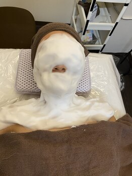 ほぐし処の写真/まずは1回試してみたい方へ。濃密泡小顔リンパフェイシャルで整える至福の時間☆
