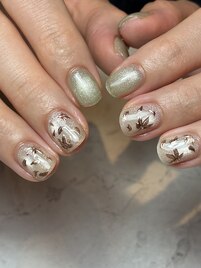 もみじのアートネイル