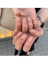 ミントリーフ バイ リート(Mint leaf by Reat)/ミラーフレンチネイル