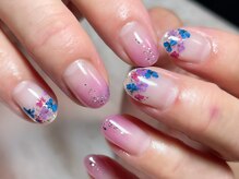 レディグリッター(Lady glitter)/押し花グラデーション