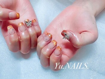 ユーネイルズ 恵比寿(Yu.NAILS.)/マグネット◎フレンチグラデ