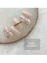 ネイルズガーデン(NAILS GARDEN)/レオパード×リングネイル