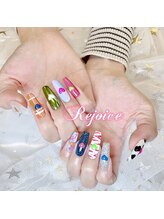 リジョイス 渋谷店(Rejoice)/チップ長さだし持ち込みデザイン