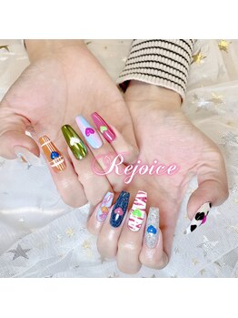 リジョイス 渋谷店(Rejoice)/チップ長さだし持ち込みデザイン