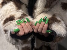 ジュベネイル(juve.nail)/蛍光デザインネイル