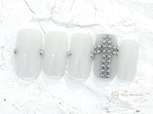 ネイルメゾン 池袋店(NAIL MAISON)/十字架スタッズ￥8500