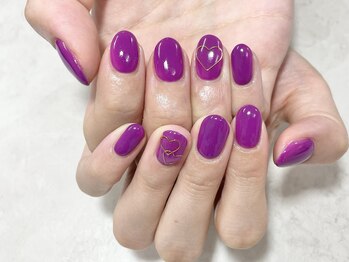 パリュール ローズ西新宿店(Parure)/ワンカラーネイル￥6270
