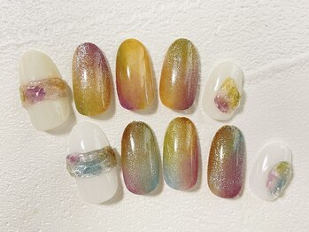 マベル(Ma belle)/7.8月キャンペーンネイル