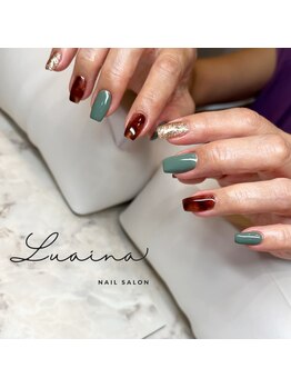 ルアイナ(LUAINA)/定額デザイン べっ甲ネイル