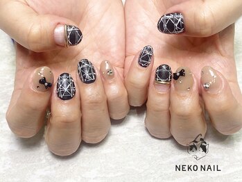 ネコ ネイル(NEKO NAIL)/チェックネイル