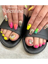 ネイルサロン ヴァレンタイン(nailsalon Valentine)/フット定額デザイン