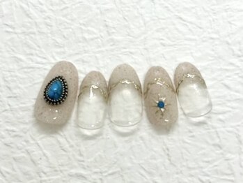 サニーサイド ウィズ マキア 茅ヶ崎店(Sunnyside with MAQUIA)/砂ジェルミラーアート