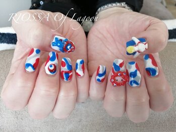 リオッサ オブ ラグーン(RIOSSA of Lagoon)/万博ネイル