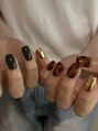 ファミーユネイル(Fameu nail) 秋ネイルにおすすめのべっ甲＊
