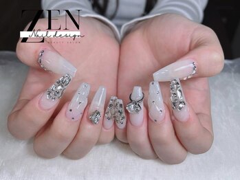 ゼン ネイル デザイン 池袋(ZEN NAIL DESIGN)/* 長 さだしやり放題×つけ放題