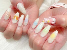 3Dキャラクター/パステルネイル