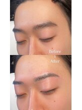 眉毛男子 新宿店/Before/After