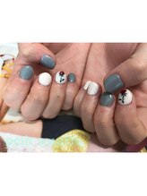 プティットスリール 西尾店(Petit Sourire)/【アートフリー】バラ・手描き