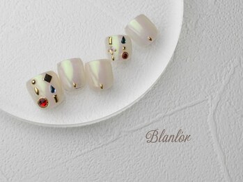 ネイルサロン ブランロール 白金店(Nail Salon Blanl'or)/FOOT カラフルジュエリーネイル