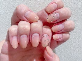 ベージュネイル　shihomi