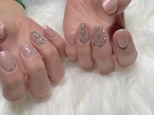 ミリネイルズ(milli nails)/オーロラ×キラキラ