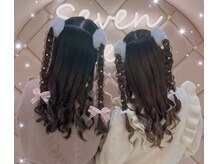 セブンティーン(Seventeen)/編みたらしハーフツイン