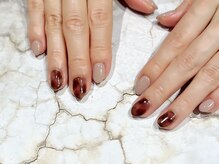 ルームヘアネイル 梅ヶ丘店(Room hair nail)/春のべっこうネイル♪