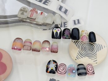 アイネイルズ 横浜EAST店(I-nails)の写真/選べる定額デザインコース☆デザインが決まっていなくても安心!毎月新しいサンプルをご用意しております♪