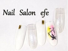 ネイルサロン エフェ(Nail Salon efe)/定額￥6900　ヤシの木ネイル