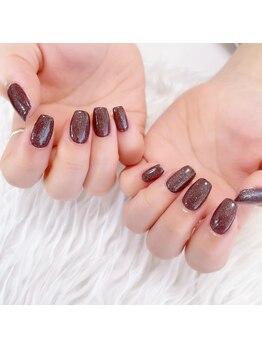 ジェイグランド(JGRAND)/ブラウンレッドネイル