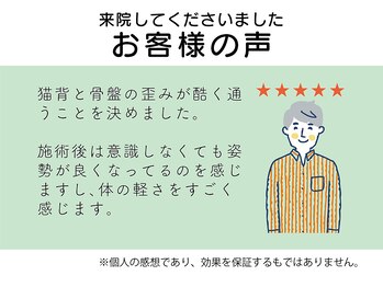 さかもと鍼灸整骨院/お客様の声