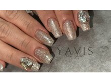 ヤビス ネイル(YAVIS nail)の雰囲気（ワンカラーでもパーツで華やかに♪ショートの方も大歓迎♪♪）