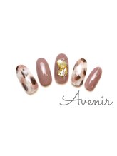 アヴィニール 表参道(Avenir)/もやもやアート　ネイル