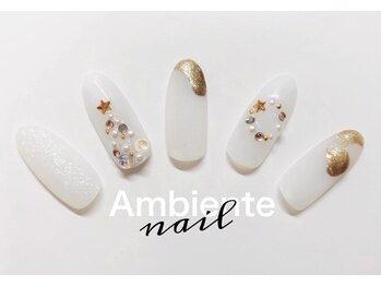 ホワイトクリスマスネイル Pg アンビアンテ 浦和店のフォトギャラリー ホットペッパービューティー