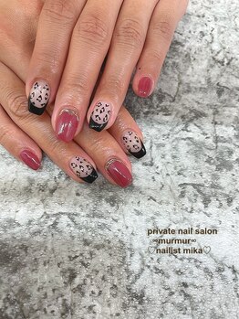 プライベート ネイルサロン マーマ(murmur)/レオパードネイル