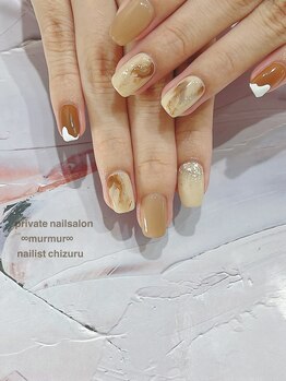 プライベート ネイルサロン マーマ(murmur)/マーブルネイル