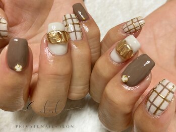 ミラーチェック×リングネイル♪