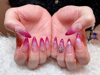 レアネイル 新宿(le'a nail)/マグネットグラデーションネイル