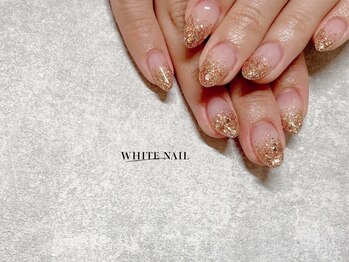 ホワイトネイル 武蔵小杉店(WHITE NAIL)/ラメグラ/オフィス