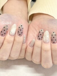 バレンタインネイル　byあやか