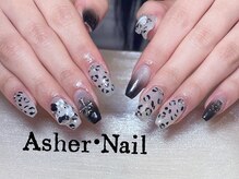 Asher ネイルサロン 横浜店/長さだしゴージャスデザイン