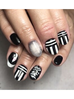 ヘアーアンドネイル ルシア(Hair&Nail Lucia)/人気の鬼滅の刃風ネイルです!