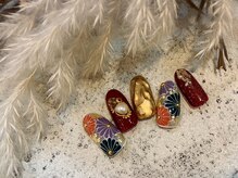 クロレ(Nail Salon COLORE)/成人式ネイル　by.honoka