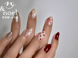キルティング×韓国リボンネイル