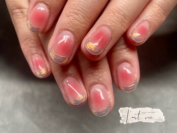 ラウヴィ(L'artVie)/ベーシックアート×チークネイル