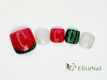 エリクサーネイル 池袋(Elixir Nail)/フット やり放題/クーポン使用