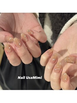 ネイル ウサミミ(Nail UsaMimi)/ベージュネイル